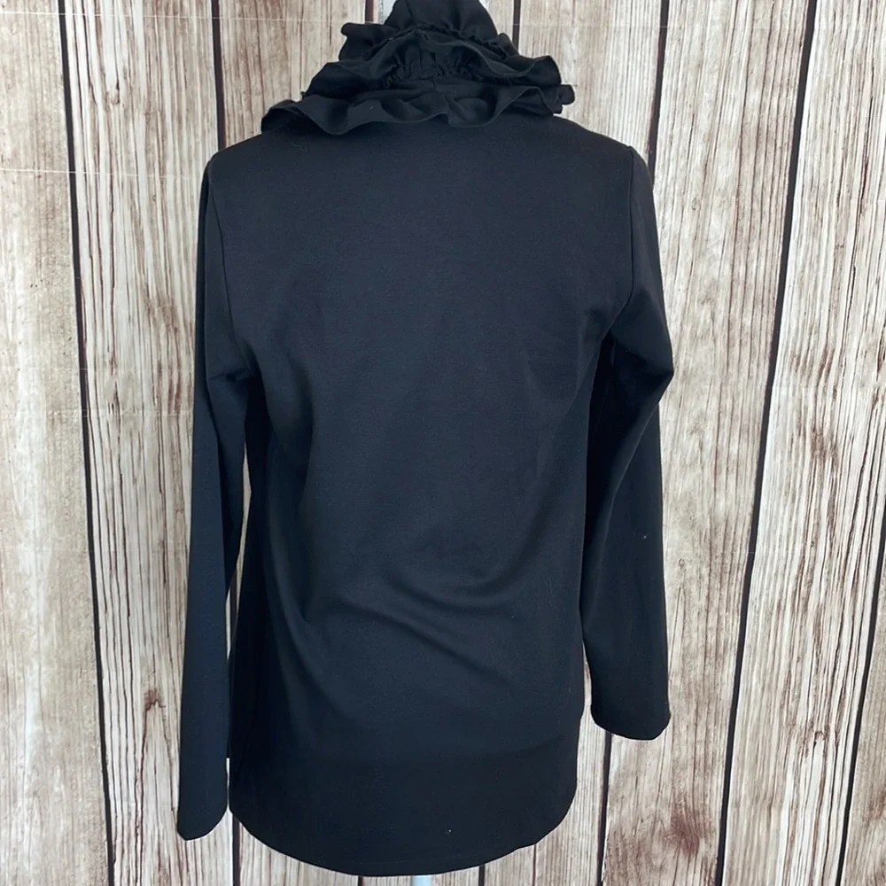 Fever Ruffle Open Front Cardigan Small - Picture 4 of 9